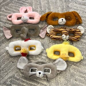 Lakeshore Learning Animal Plush Eye Masks Set for Kids